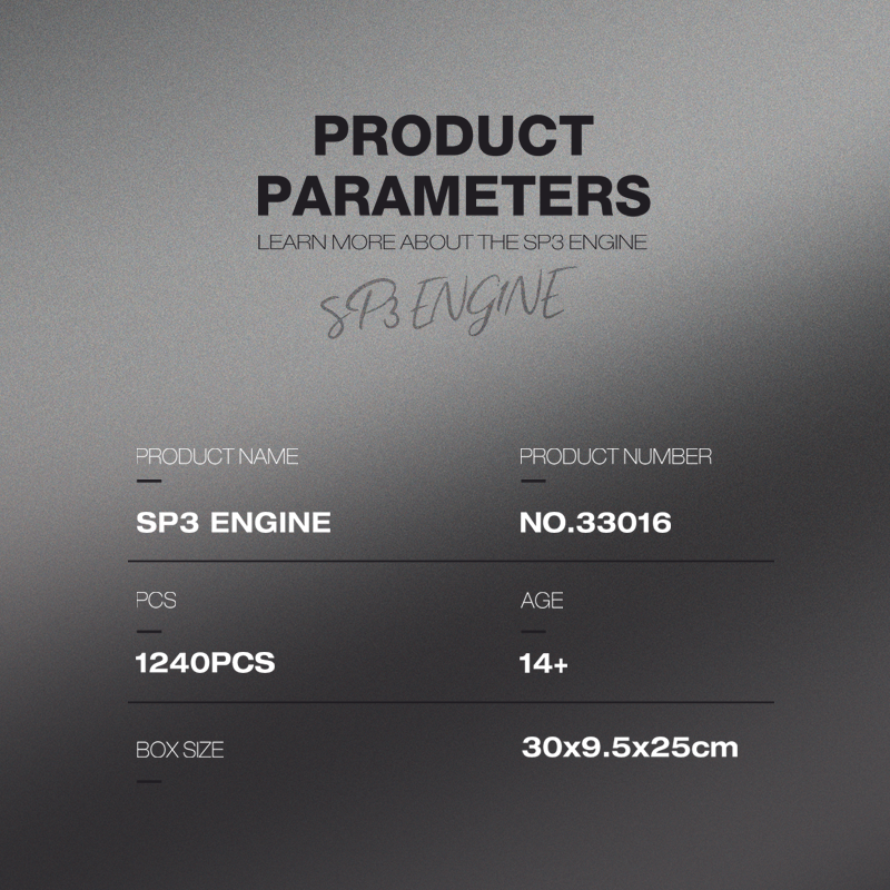 SP3 ENGINE With Motor