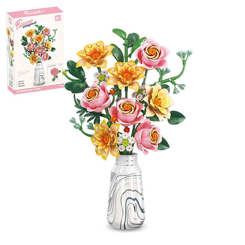 Rose & Autumn Chrysanthemum-chaoxingtoys