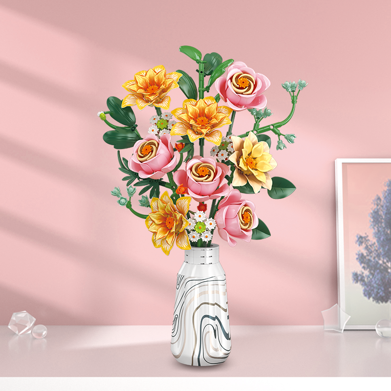 Rose & Autumn Chrysanthemum-chaoxingtoys