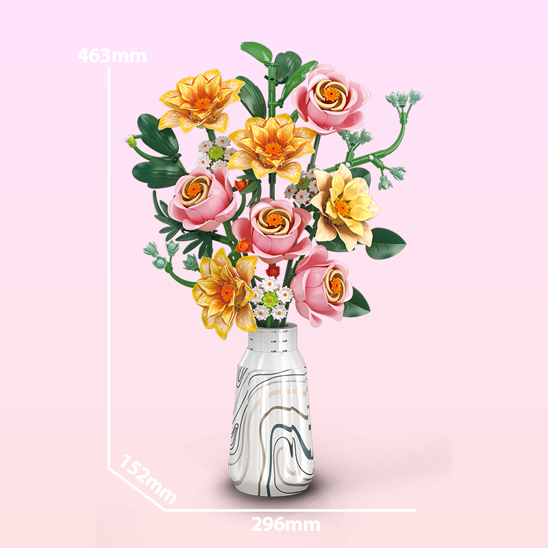 Rose & Autumn Chrysanthemum-chaoxingtoys