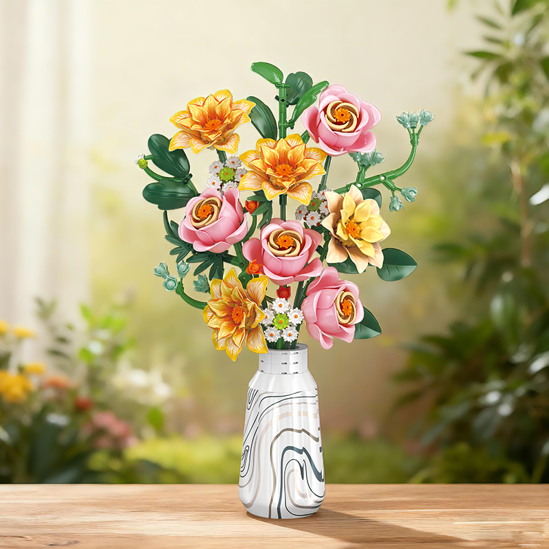 Rose & Autumn Chrysanthemum-chaoxingtoys