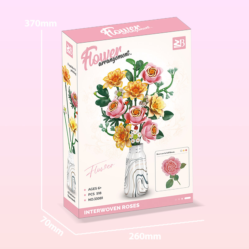 Rose & Autumn Chrysanthemum-chaoxingtoys
