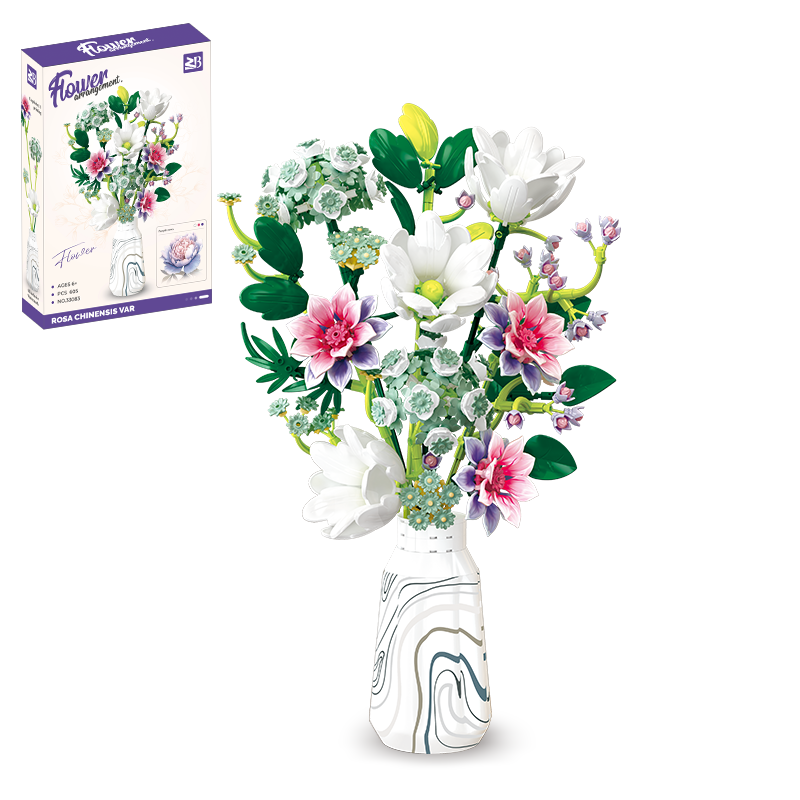 Lotus, Magnolia, Billy Balls & Autumn Chrysanthemum-chaoxingtoys