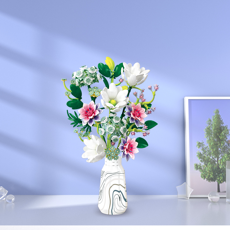 Lotus, Magnolia, Billy Balls & Autumn Chrysanthemum-chaoxingtoys