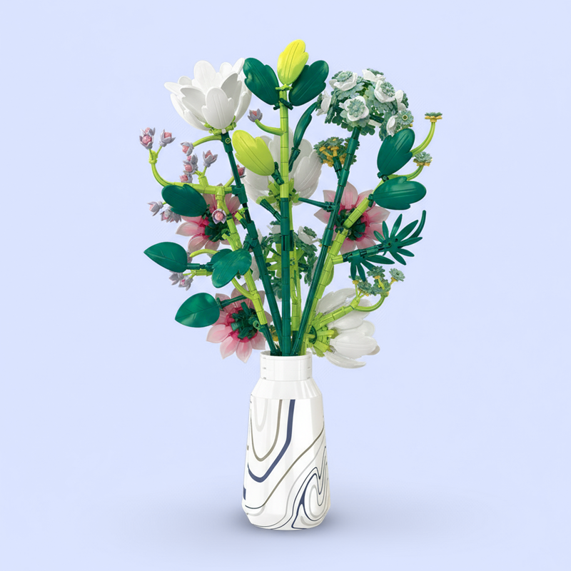 Lotus, Magnolia, Billy Balls & Autumn Chrysanthemum-chaoxingtoys