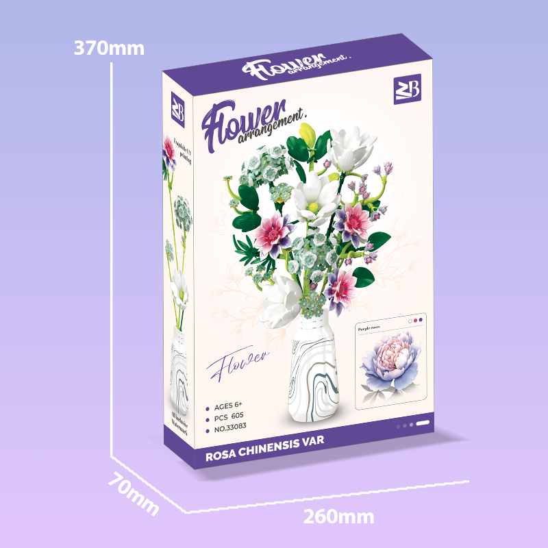 Lotus, Magnolia, Billy Balls & Autumn Chrysanthemum-chaoxingtoys