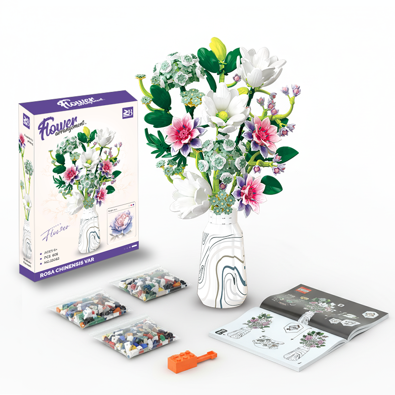 Lotus, Magnolia, Billy Balls & Autumn Chrysanthemum-chaoxingtoys