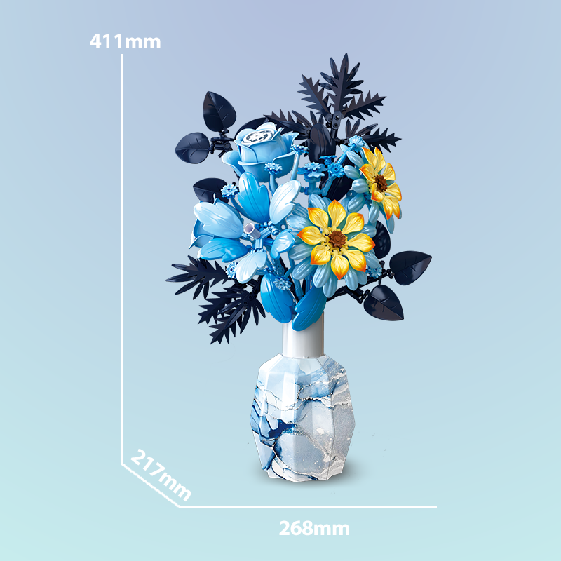 Lily, Rose & Frans Gerbera-chaoxingtoys