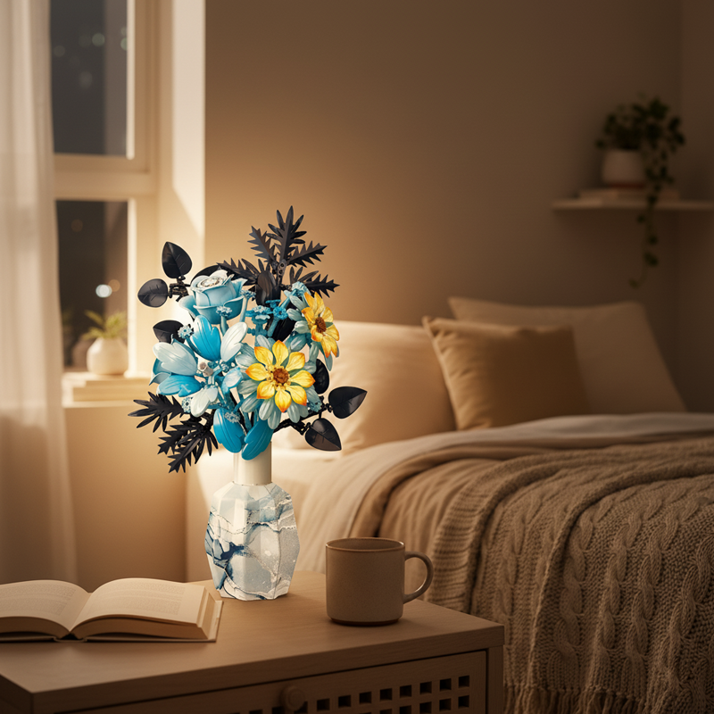 Lily, Rose & Frans Gerbera-chaoxingtoys