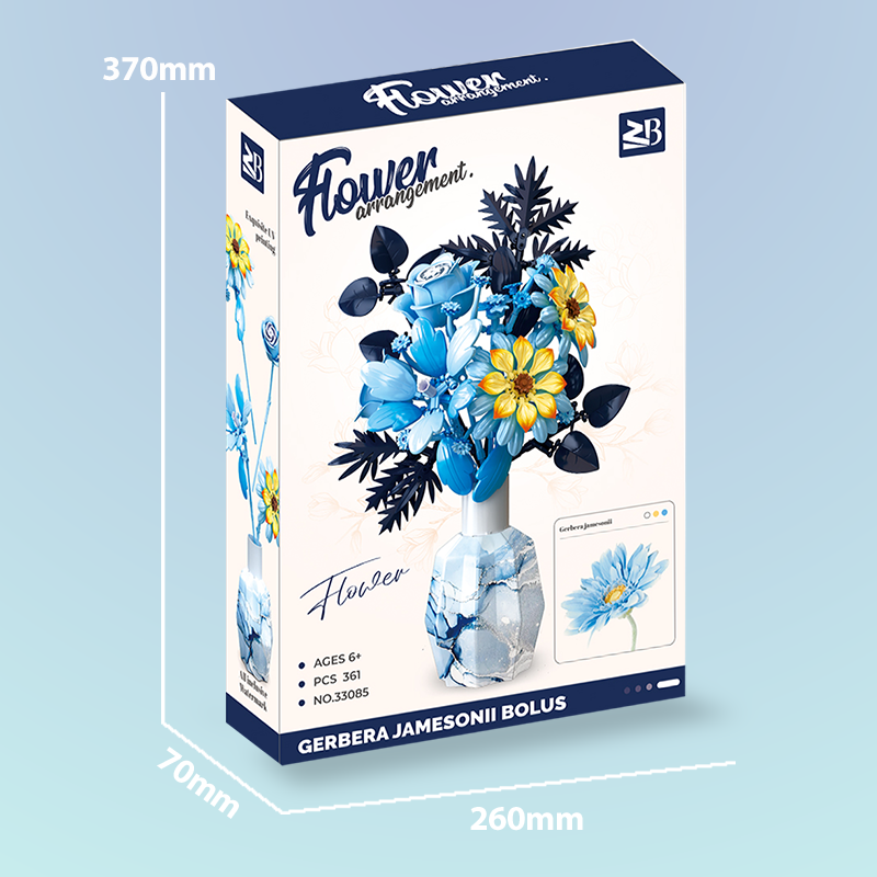 Lily, Rose & Frans Gerbera-chaoxingtoys