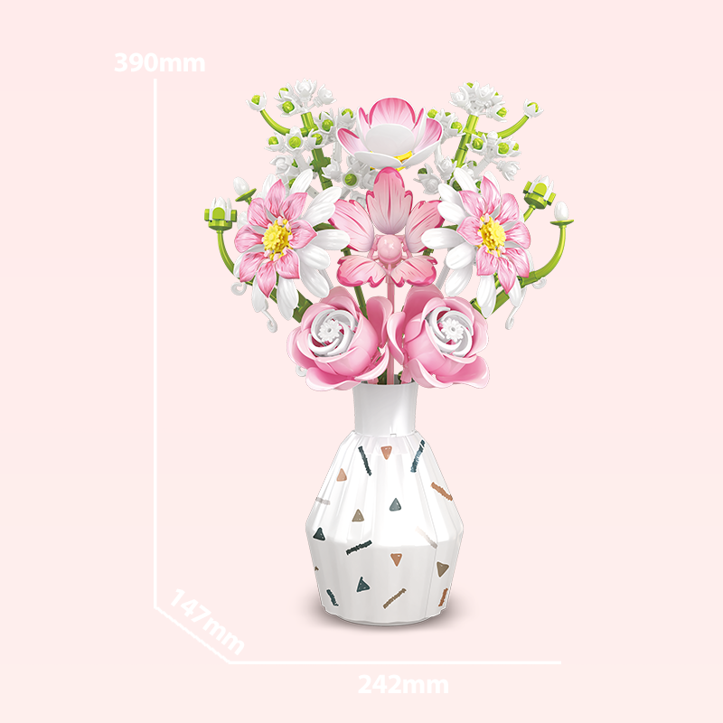 Camellia, Magnolia, Rose & Frans Gerbera-chaoxingtoys