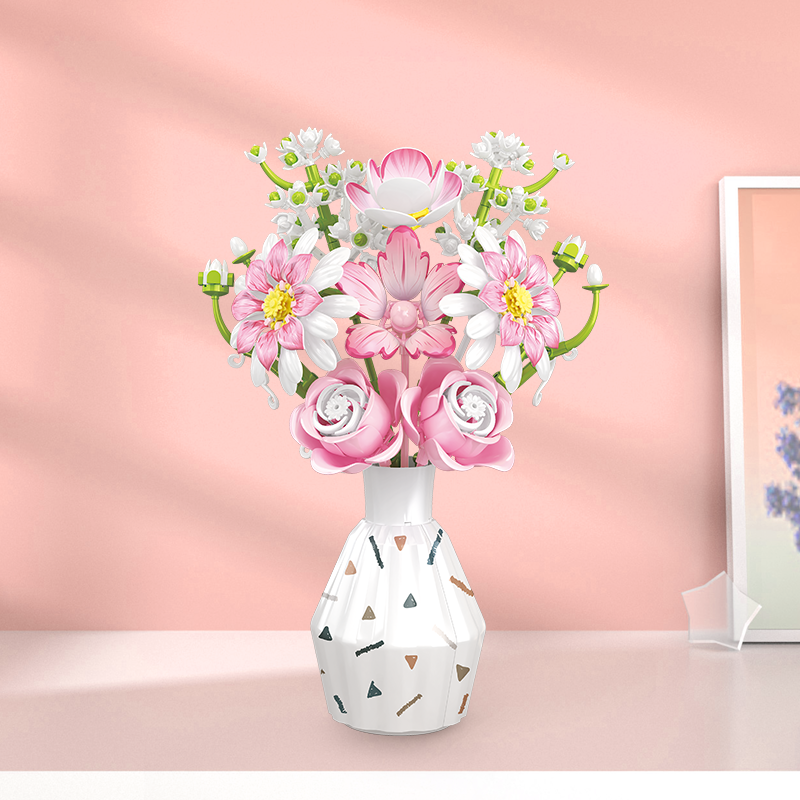 Camellia, Magnolia, Rose & Frans Gerbera-chaoxingtoys