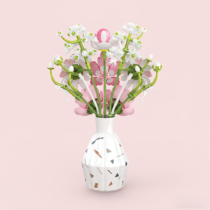 Camellia, Magnolia, Rose & Frans Gerbera-chaoxingtoys