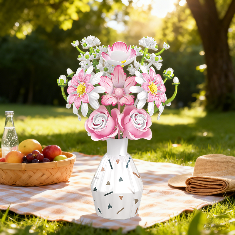 Camellia, Magnolia, Rose & Frans Gerbera-chaoxingtoys