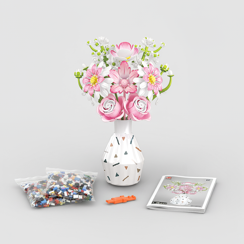 Camellia, Magnolia, Rose & Frans Gerbera-chaoxingtoys