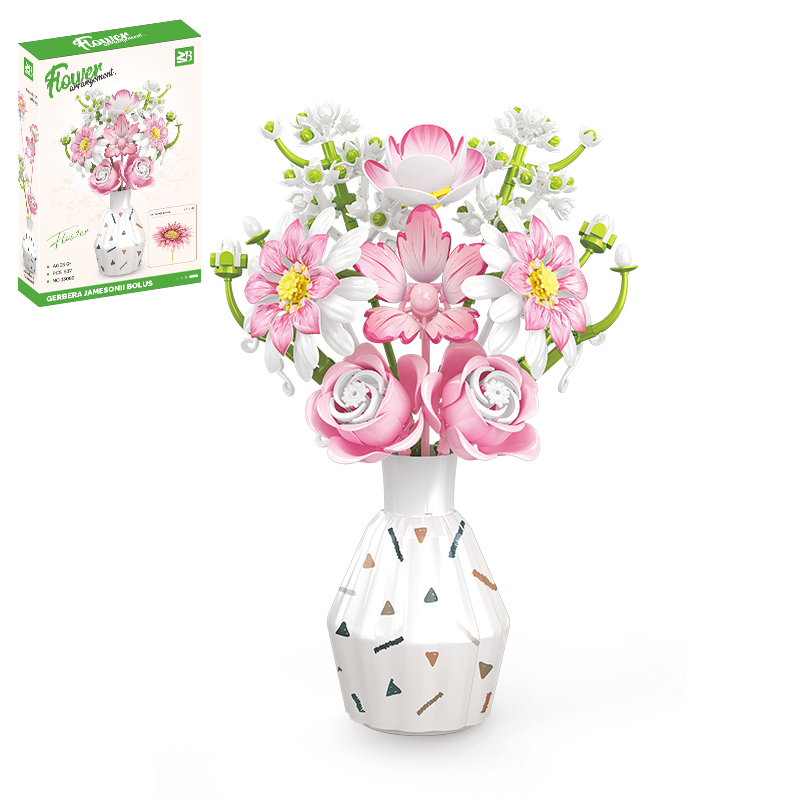 Camellia, Magnolia, Rose & Frans Gerbera-chaoxingtoys
