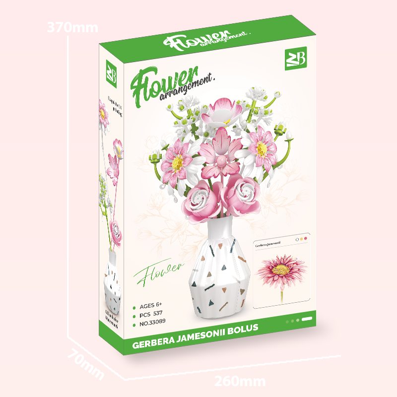 Camellia, Magnolia, Rose & Frans Gerbera-chaoxingtoys