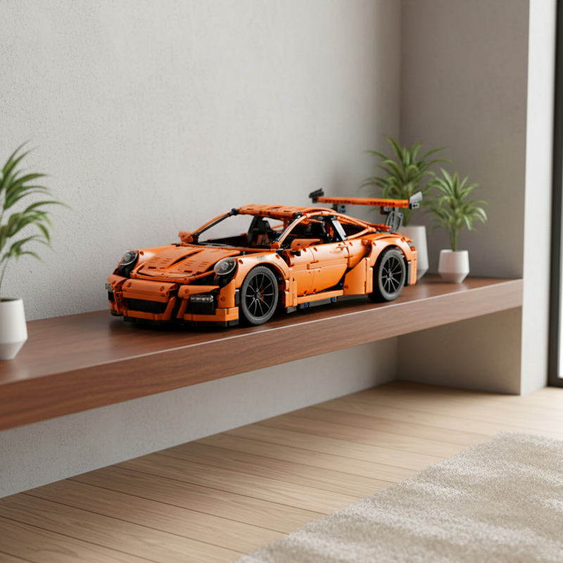 Porsche 911 GT3 RS building blocks model - chaoxingtoys