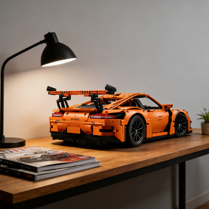 Porsche 911 GT3 RS building blocks model - chaoxingtoys