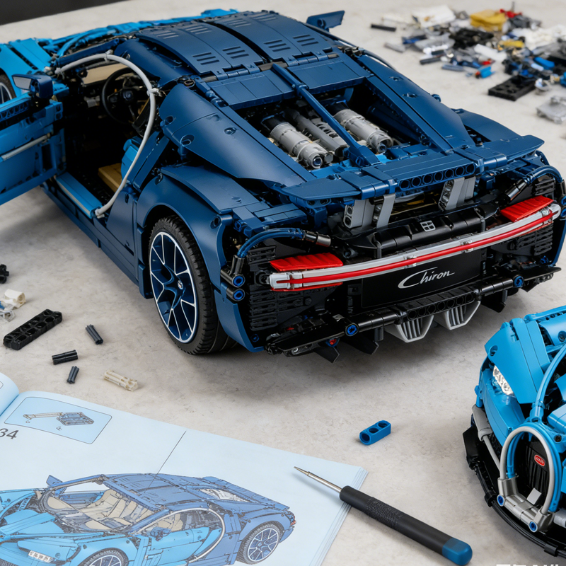 High-Performance Hypercar Building Block Model-chaoxingtoys