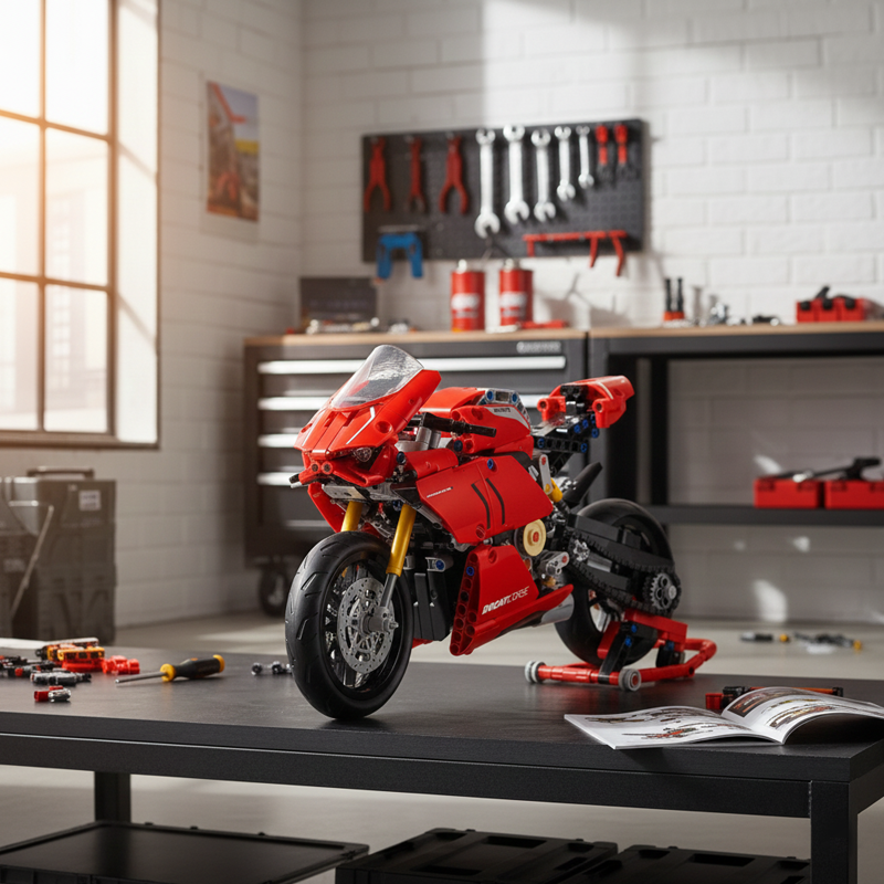 Ducati Panigale V4 R building blocks model - chaoxingtoys