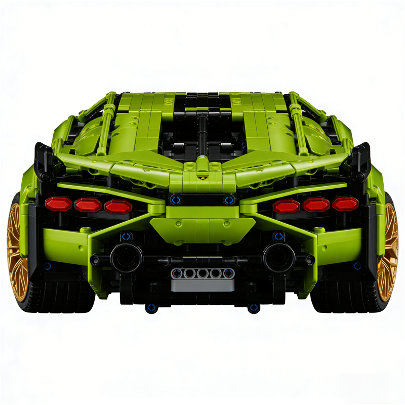 Green Limited-Edition Supercar Building Set-chaoxingtoys