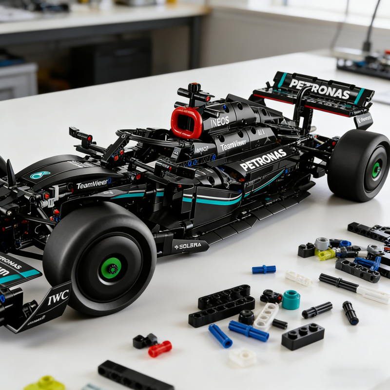 Modern Formula Race Car building blocks model - chaoxingtoys