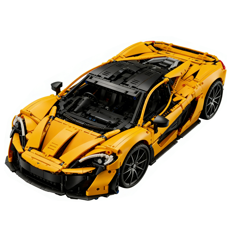 High-Performance Hybrid Supercar building blocks model - chaoxingtoys