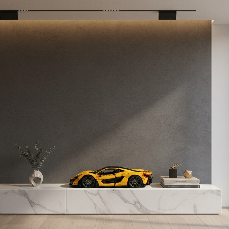 High-Performance Hybrid Supercar building blocks model - chaoxingtoys