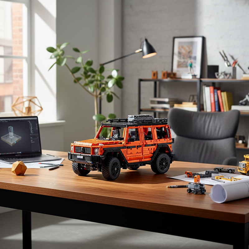 Luxury Off-Road SUV building blocks model - chaoxingtoys