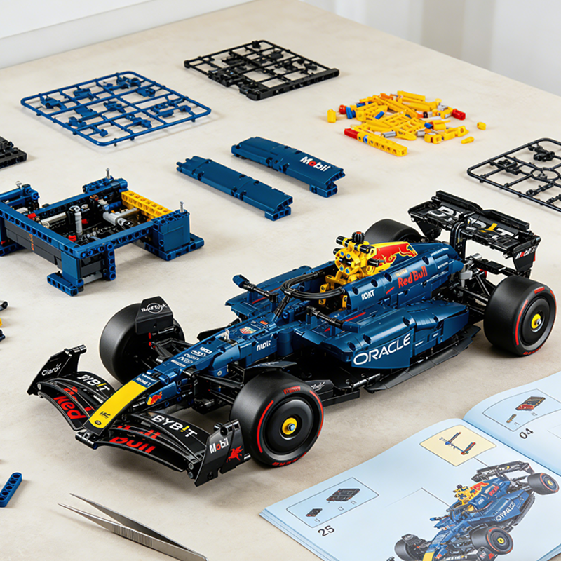 Modern Formula Racing Car building blocks model - chaoxingtoys