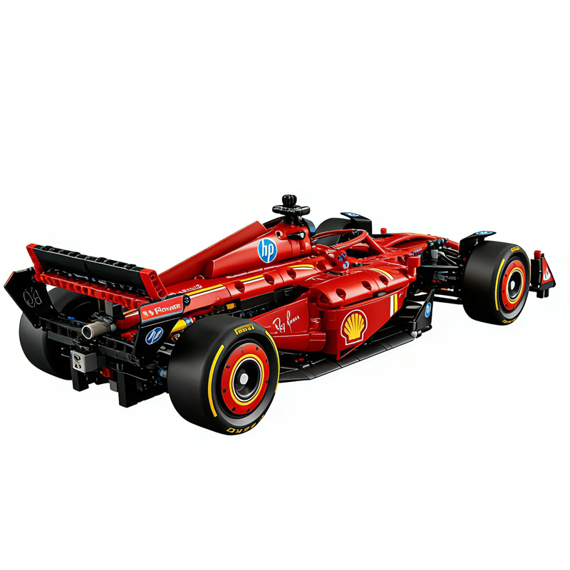 Red Formula Racing Car building blocks model - chaoxingtoys