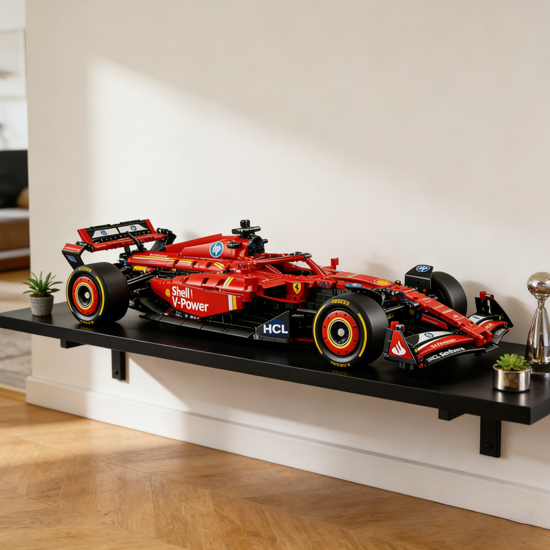 Red Formula Racing Car building blocks model - chaoxingtoys