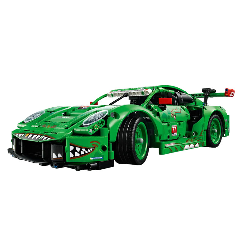Porsche 911 GT3 R REXY AO Racing Car building blocks model - chaoxingtoys