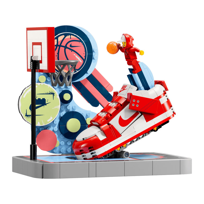 Nike Dunk Trickshot building blocks model - chaoxingtoys