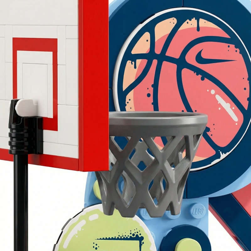 Nike Dunk Trickshot building blocks model - chaoxingtoys