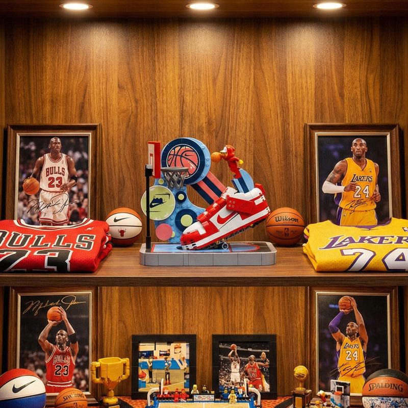 Nike Dunk Trickshot building blocks model - chaoxingtoys