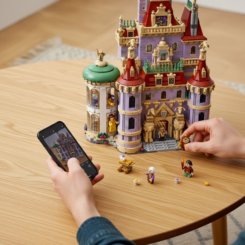 Beauty and the Beast Castle building blocks 43263