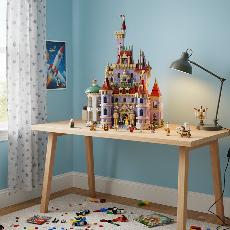 Beauty and the Beast Castle building blocks 43263