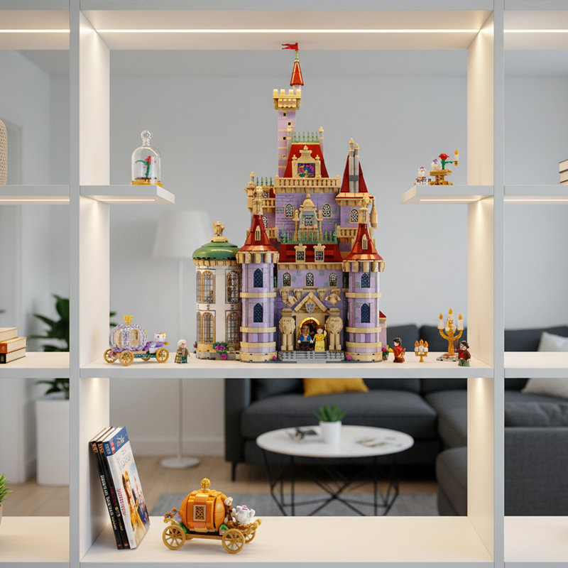 Beauty and the Beast Castle building blocks 43263