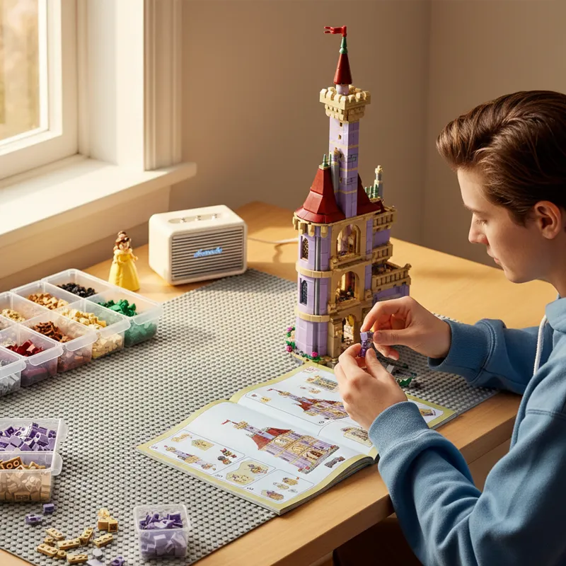 Beauty and Beast Castle building blocks model - chaoxingtoys