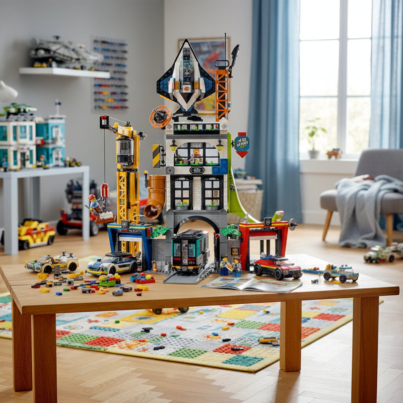 City Command Tower building blocks 60473