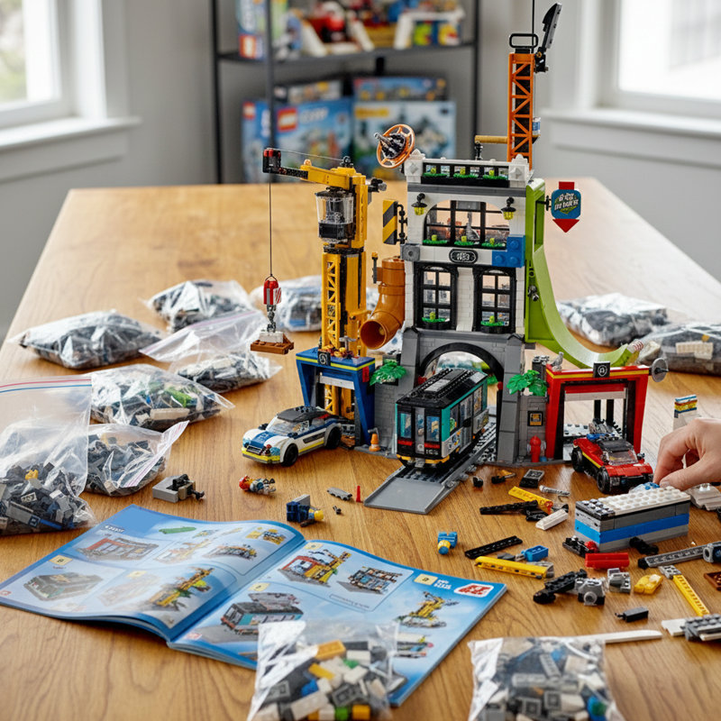 City Command Tower building blocks 60473