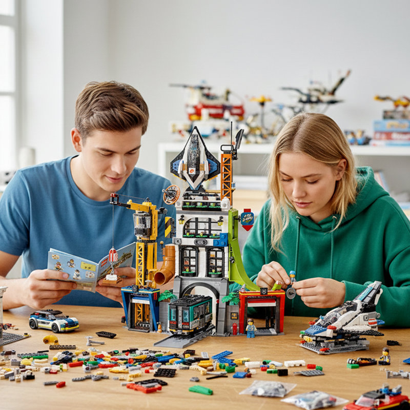 City Command Tower building blocks 60473