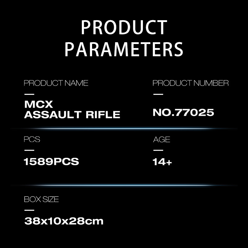 MCX ASSAULT RIFLE-chaoxingtoys