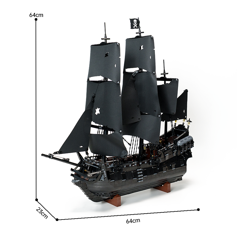 Black Pearl Pirate Ship-chaoxingtoys