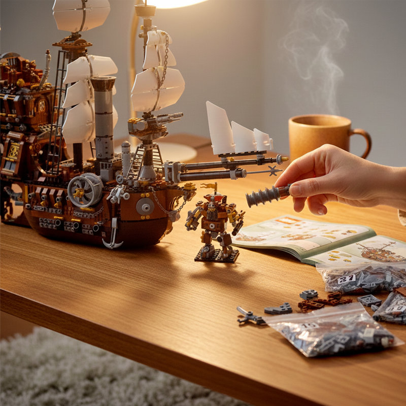 Sea Cow Ship building blocks 70810