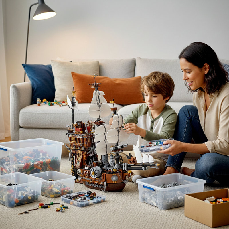 Sea Cow Ship building blocks 70810