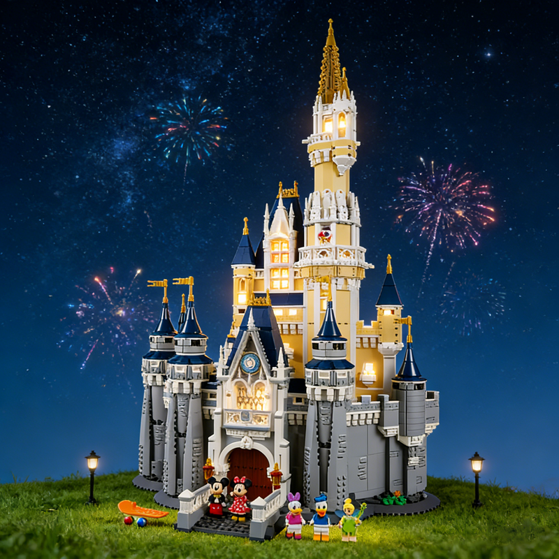 Fantasy Fairytale Castle building blocks model - chaoxingtoys