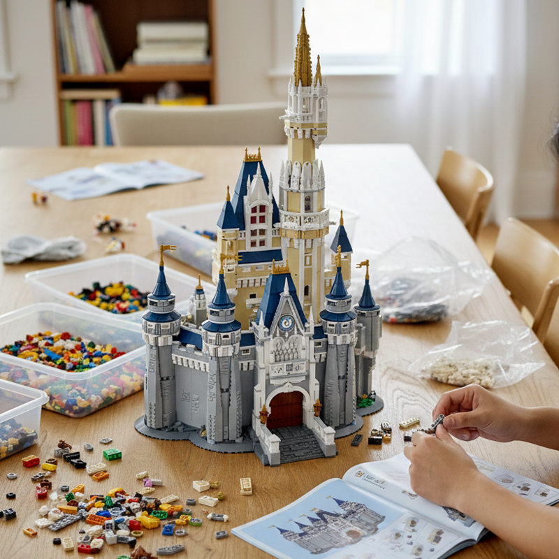 Fantasy Fairytale Castle building blocks model - chaoxingtoys